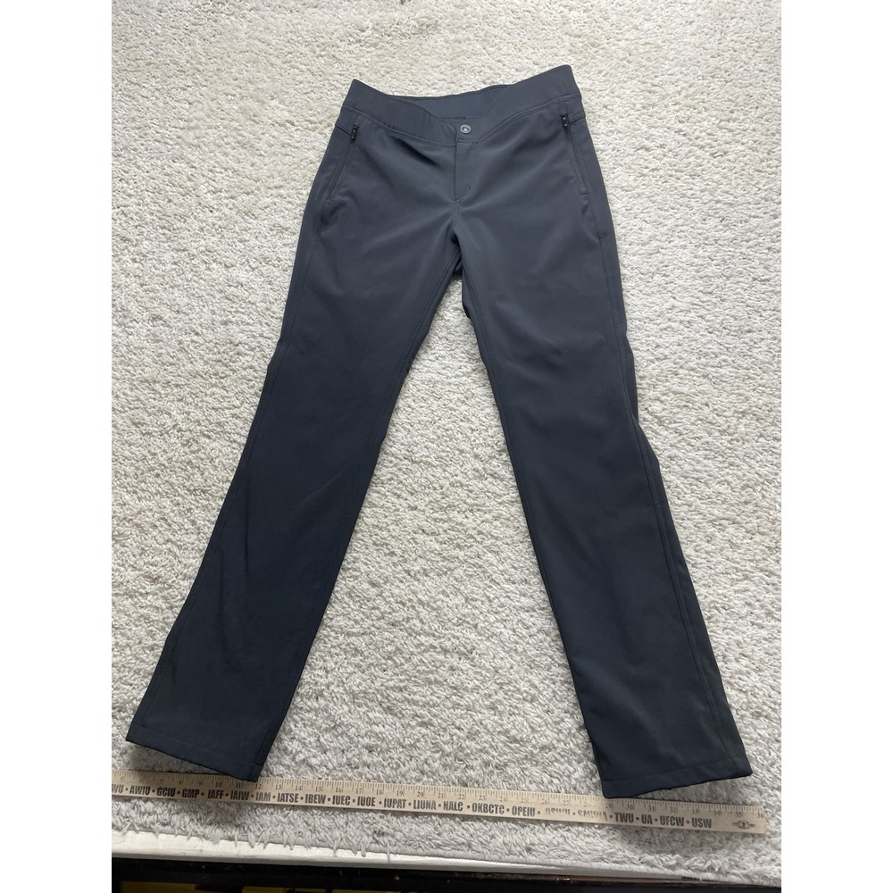kuhl frost softshell Fleece Lined pants Women's Size 8 Black EUC 32x32